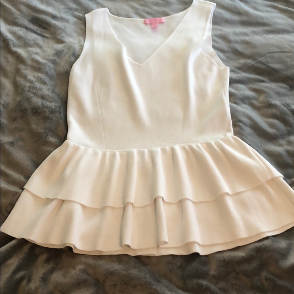 Peplum top- M